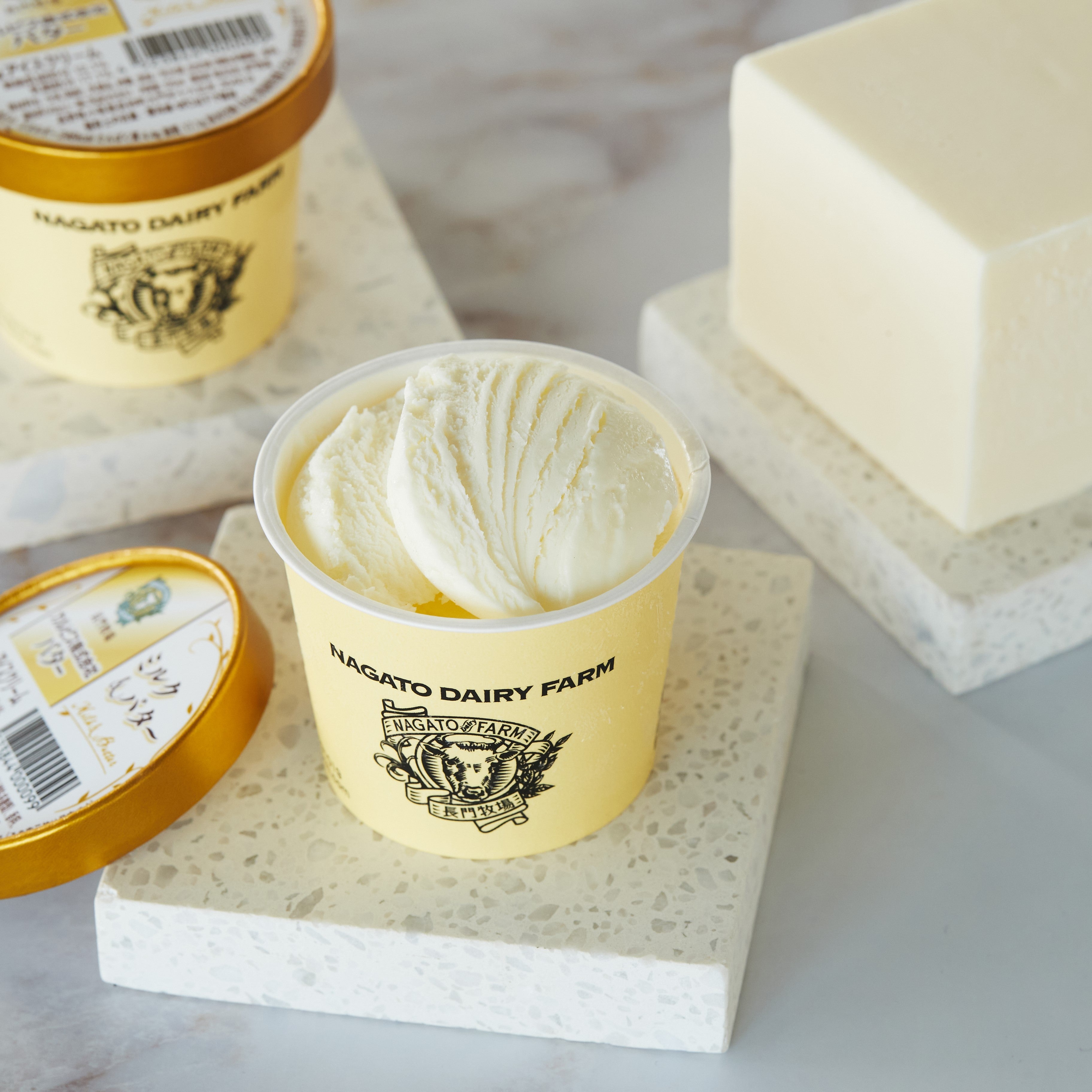 ミルク＆バター6個セット 長門牧場アイスクリーム – カルピス(株)特撰