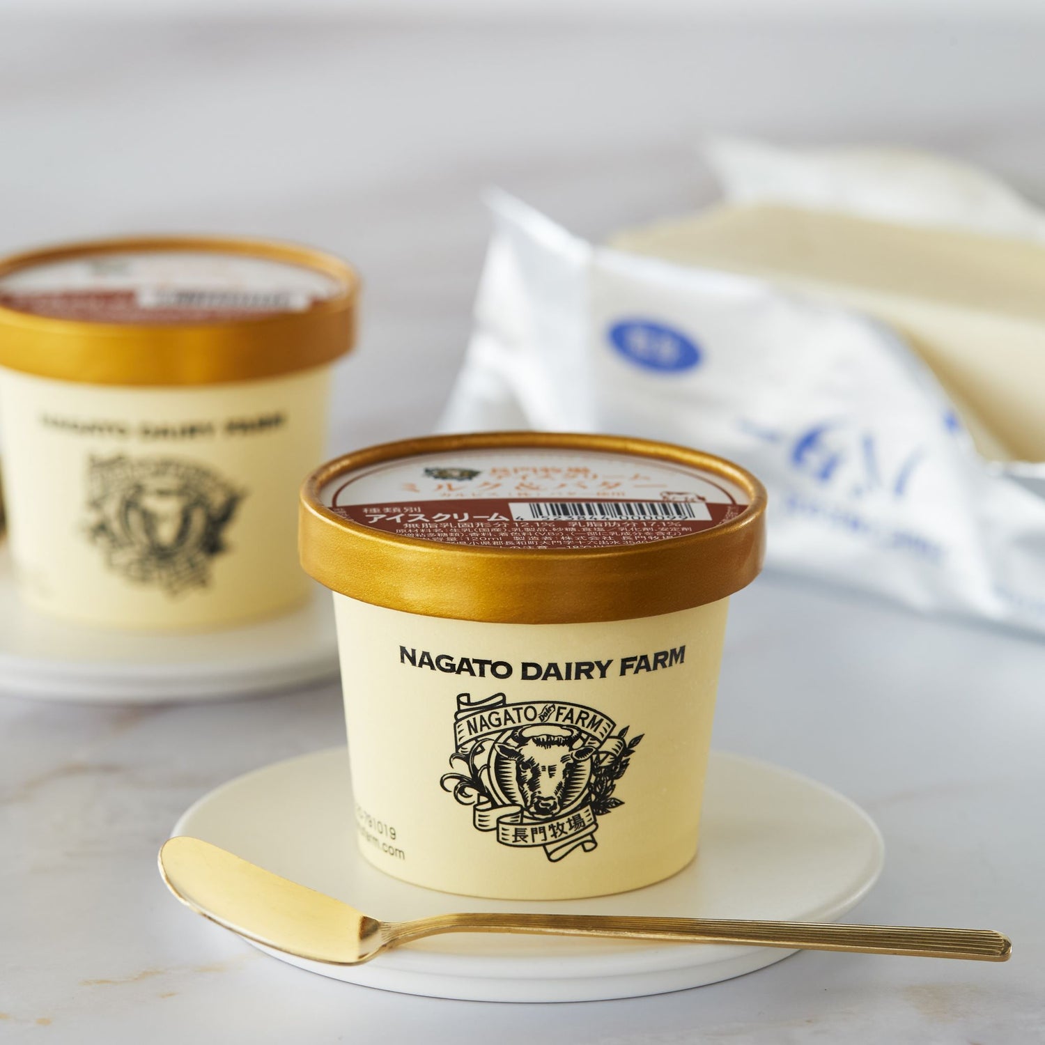 ミルク＆バター15個セット 長門牧場アイスクリーム